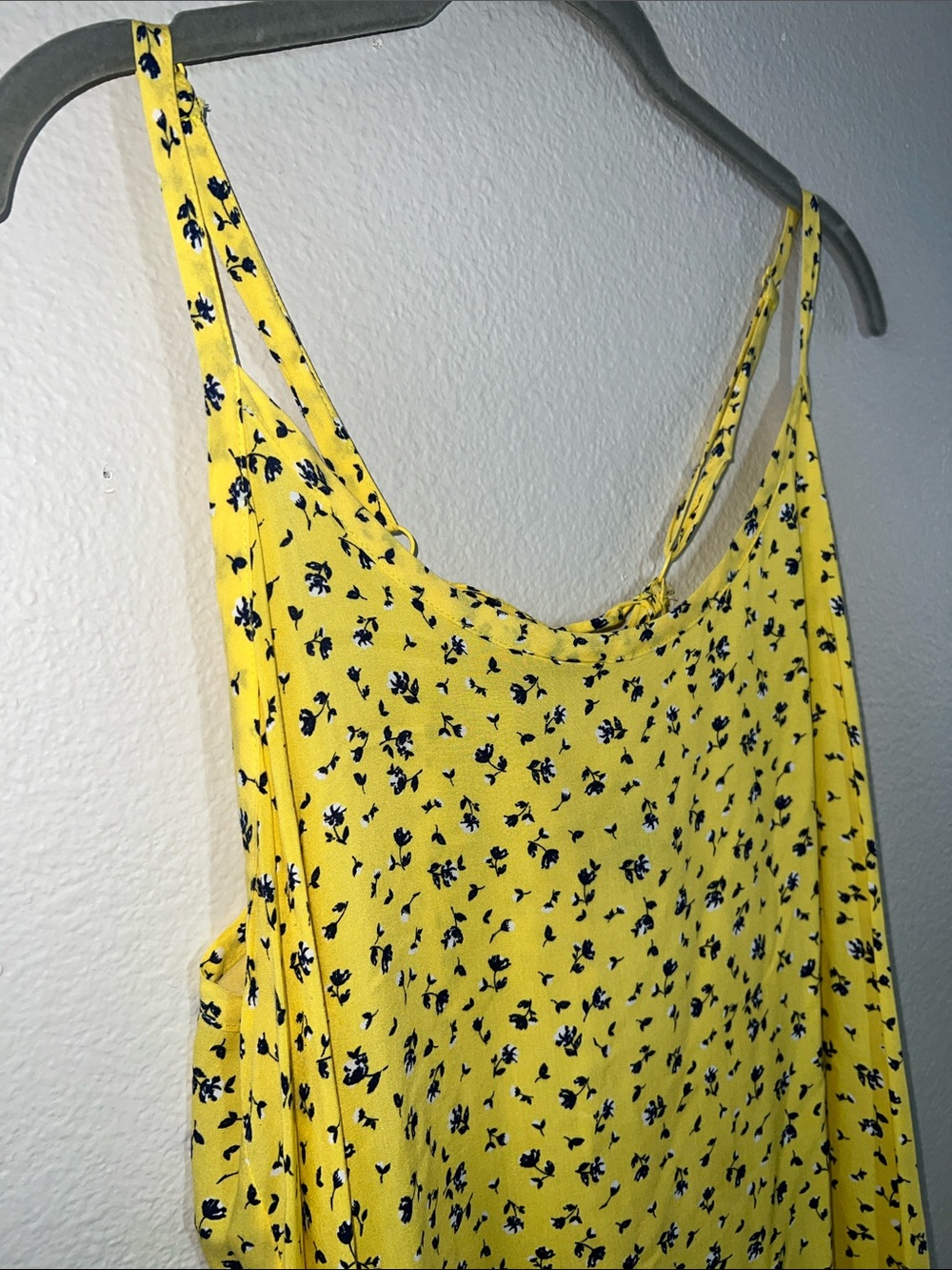 torrid Yellow Floral Spaghetti Strap Tank - Picture 3 of 8